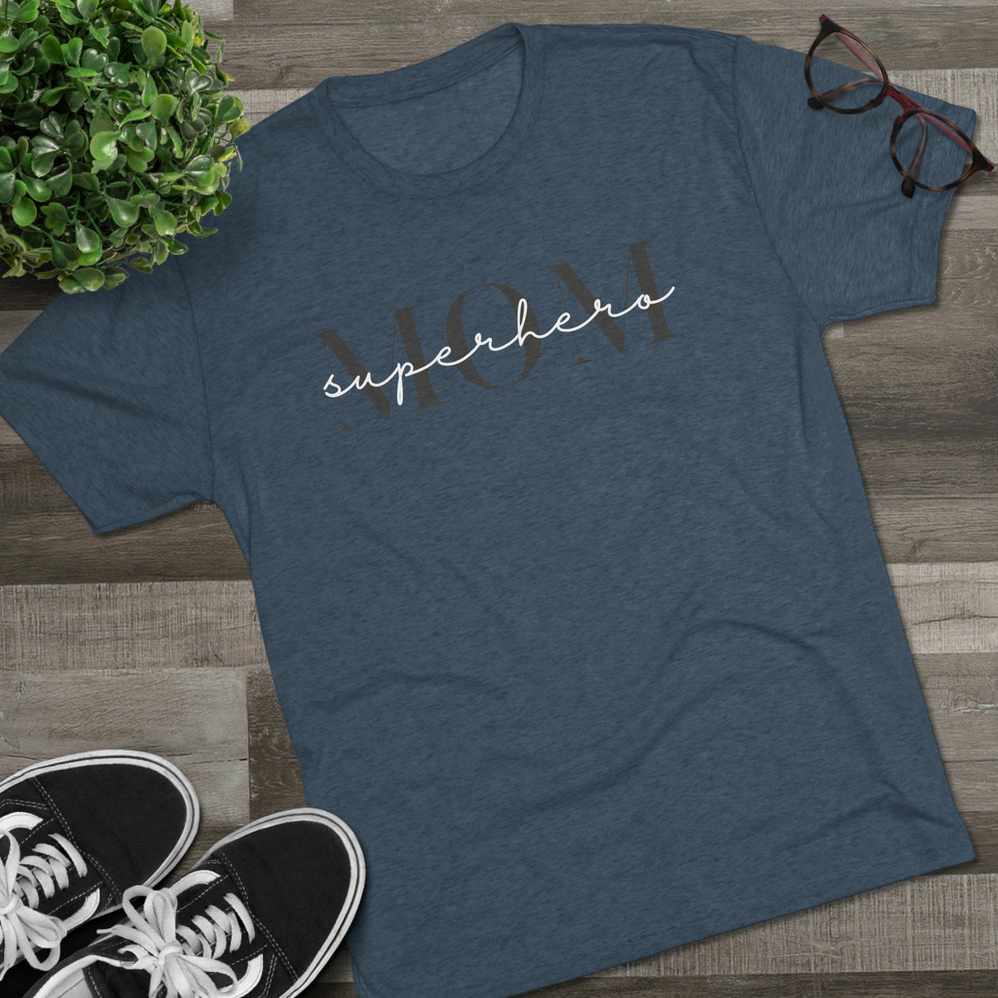 Superhero Mom Tri Blend Tee