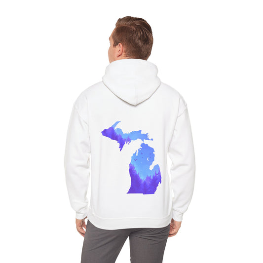 State of Michigan Nature Scene Hooded Sweatshirt