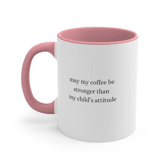 Funny Parenthood Colorful Accent Coffee Mug, 11oz