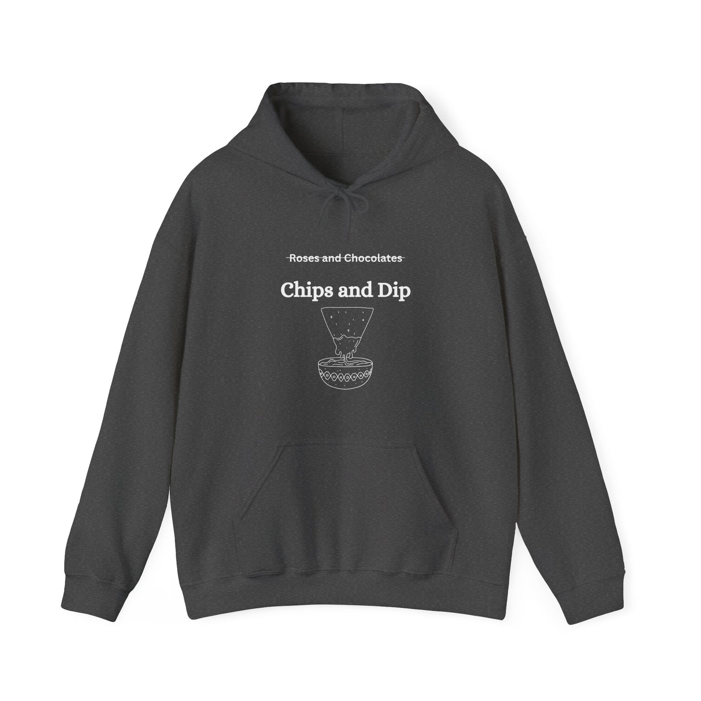 Chips and Dip Funny Valentine's Day Hooded Sweatshirt