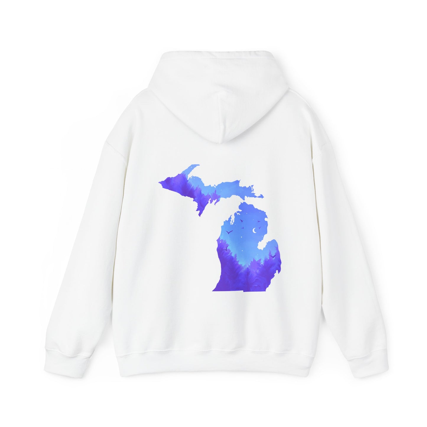 State of Michigan Nature Scene Hooded Sweatshirt