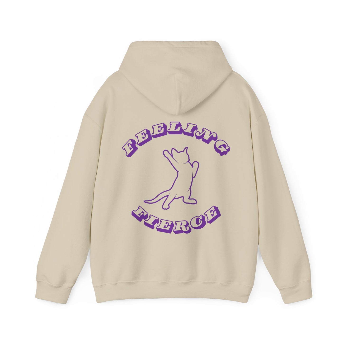 Feeling Fierce Feline Hooded Sweatshirt