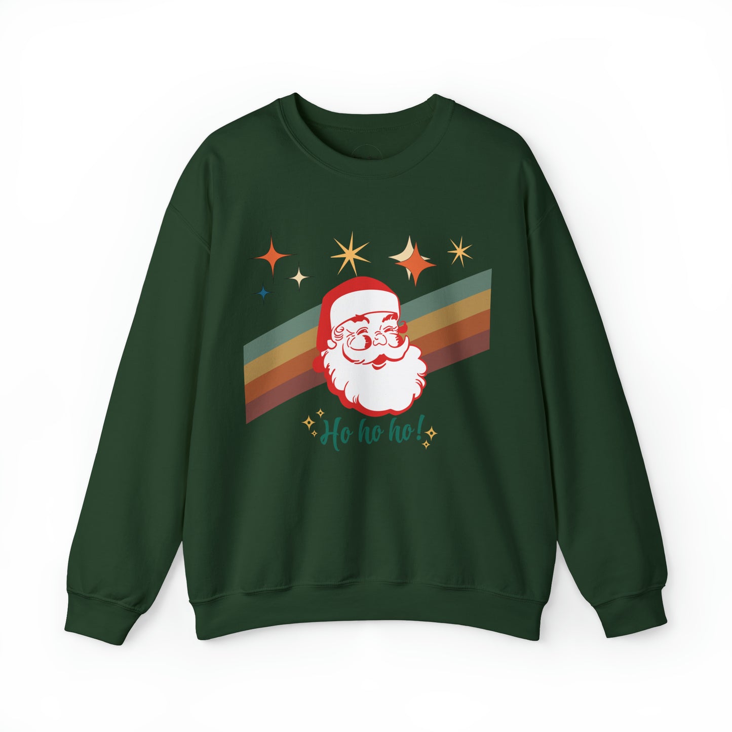 Retro Christmas Santa Crewneck Sweatshirt