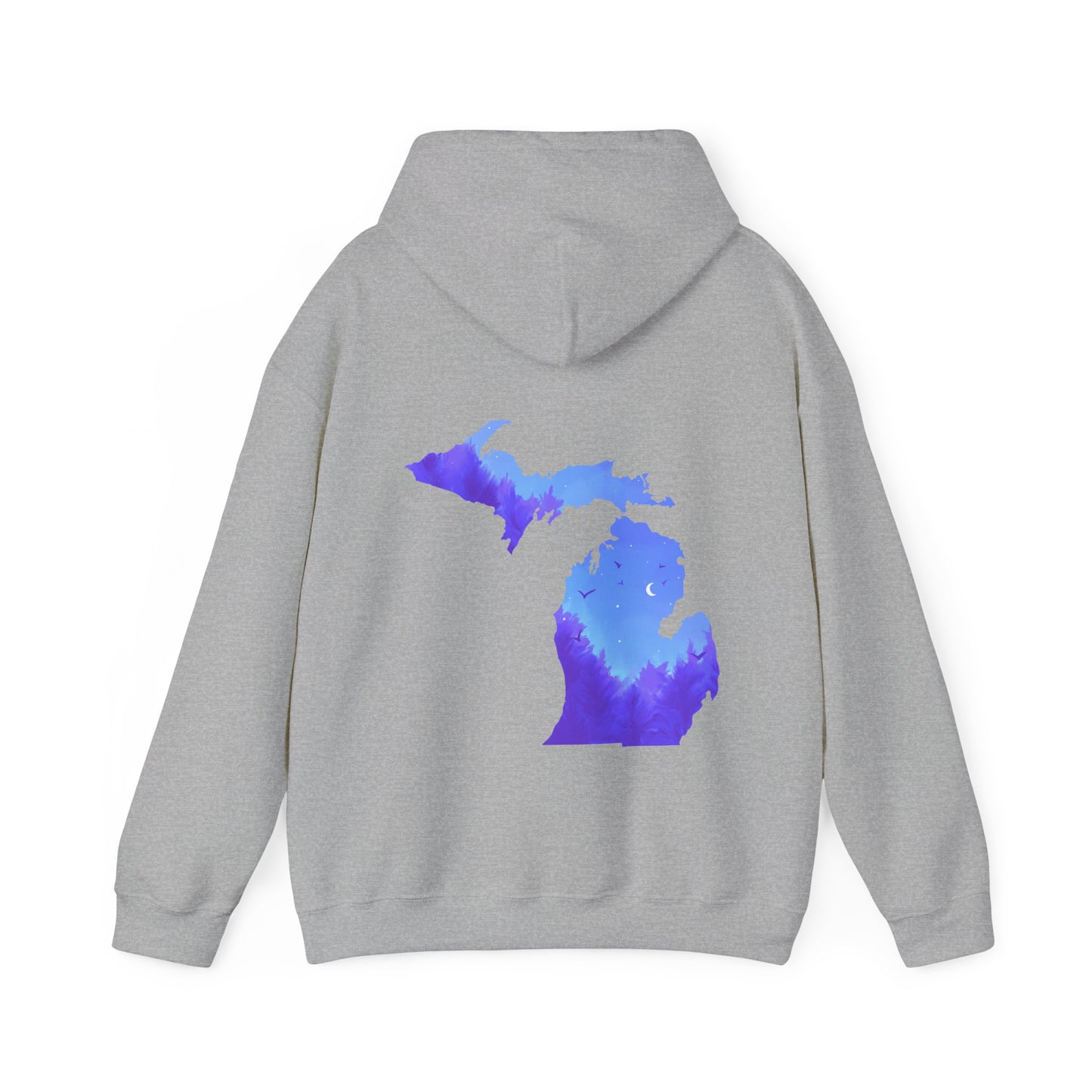 State of Michigan Nature Scene Hooded Sweatshirt