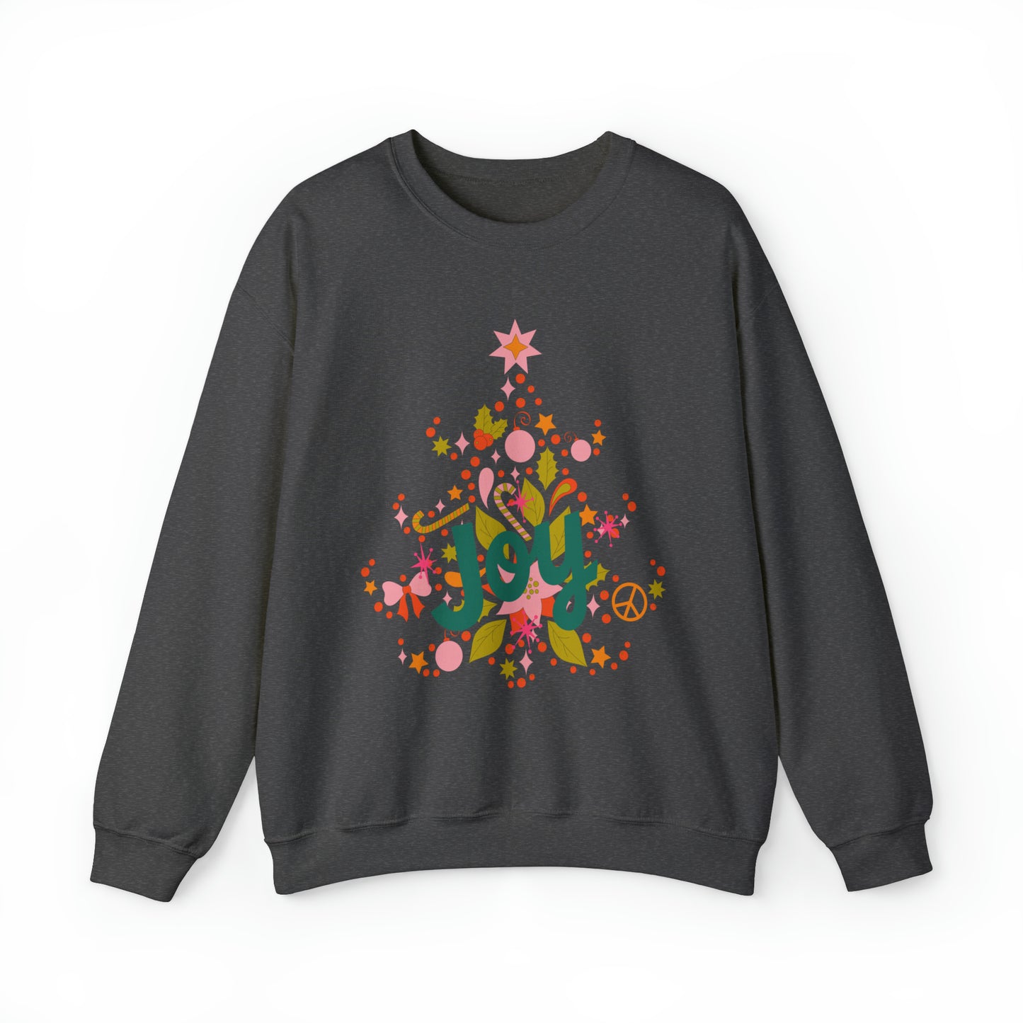 Retro Joy Christmas Crewneck Sweatshirt