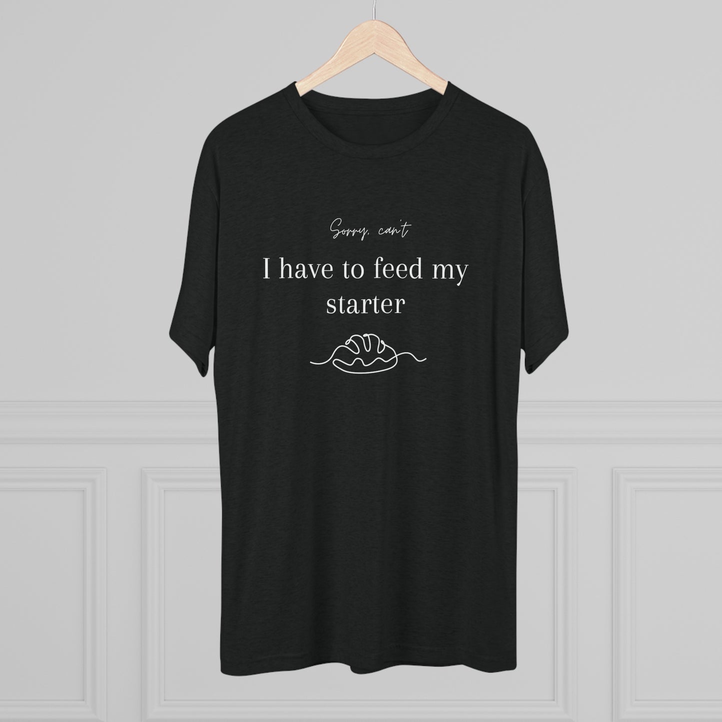 Sourdough baking Tri-Blend Crew Tee