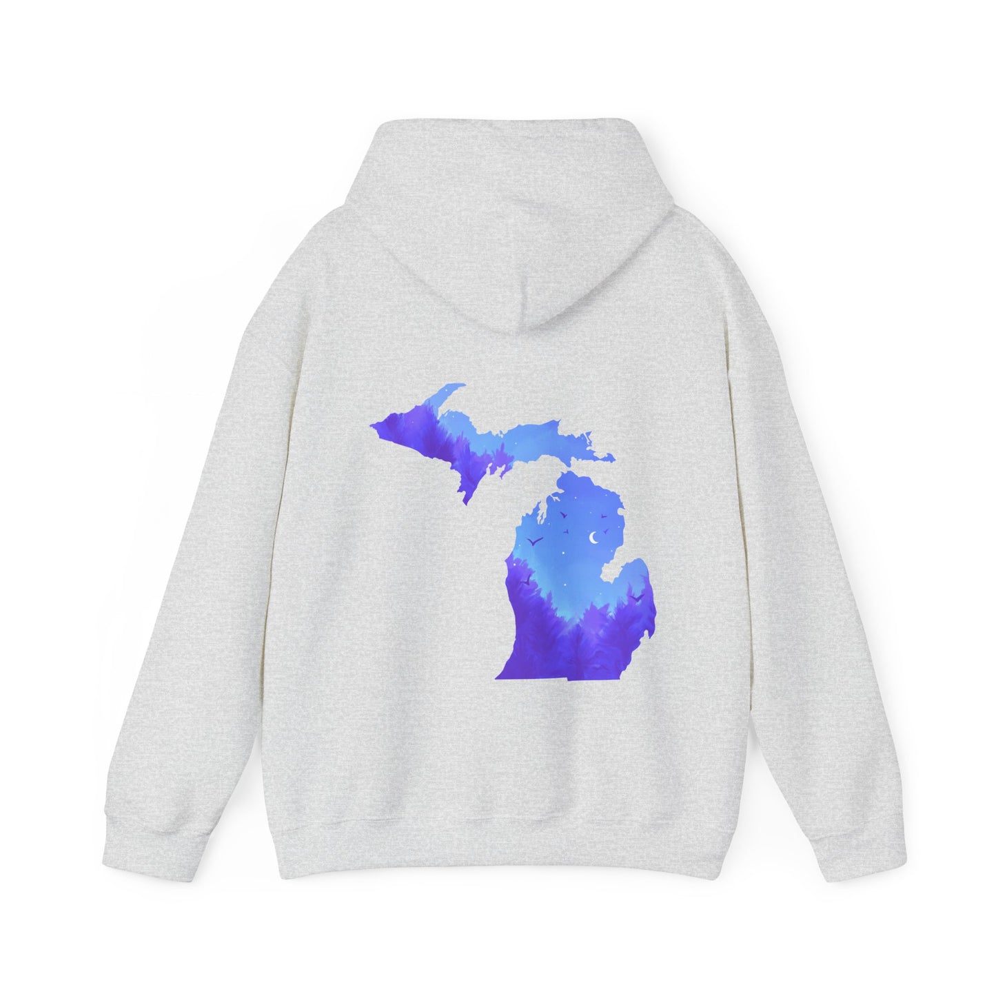 State of Michigan Nature Scene Hooded Sweatshirt