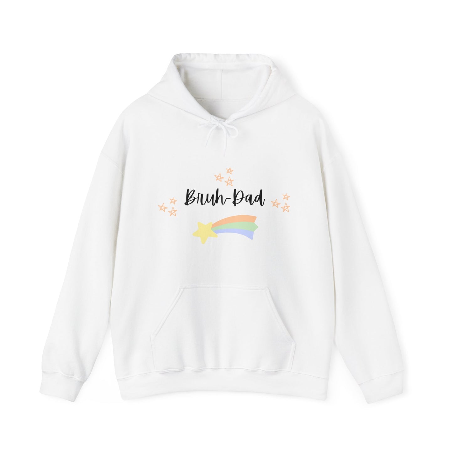 Funny Parenting Bruh-Dad Hooded Sweatshirt