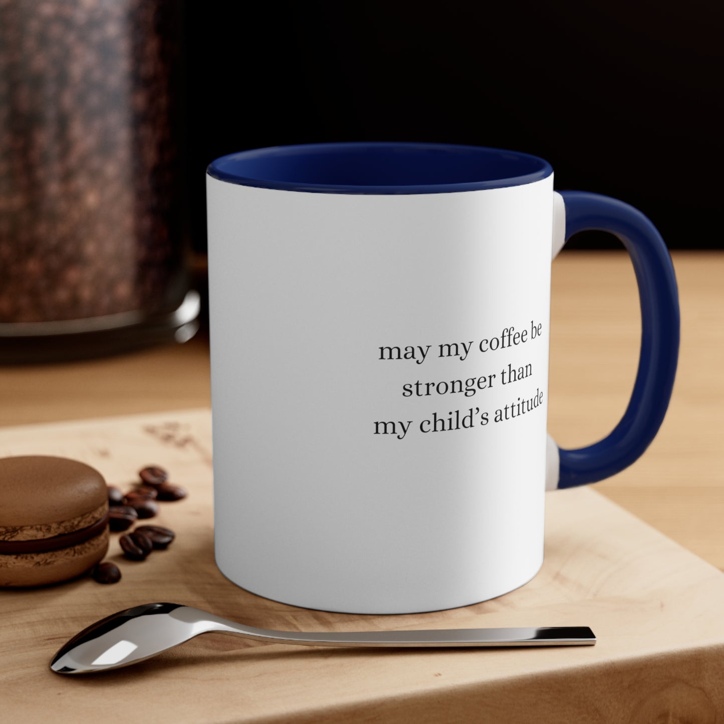 Funny Parenthood Colorful Accent Coffee Mug, 11oz