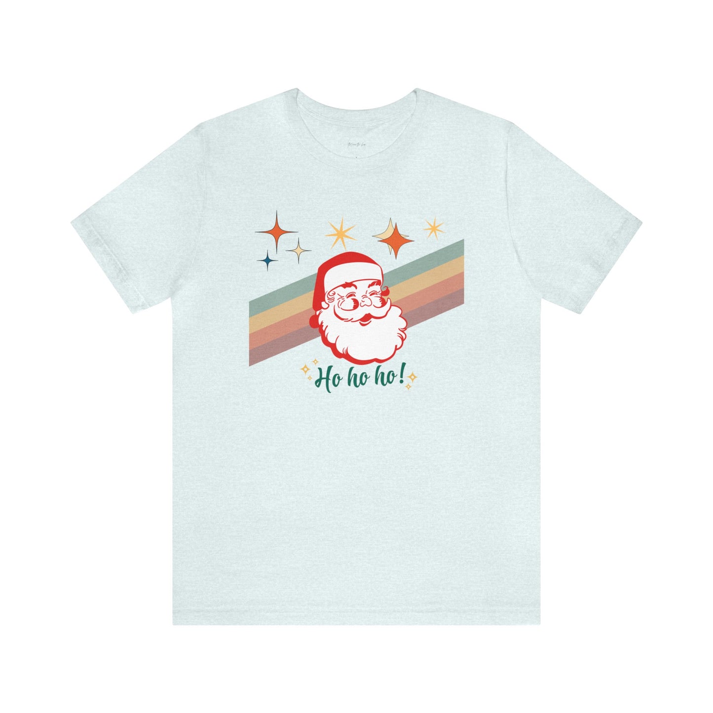 Retro Vintage Christmas Santa Ho Ho Ho Short Sleeve T-Shirt