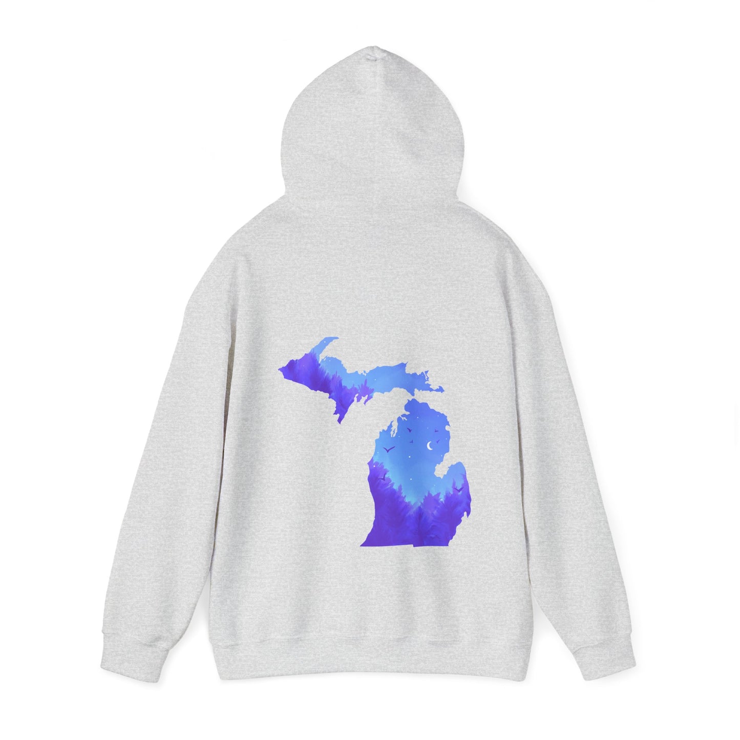 State of Michigan Nature Scene Hooded Sweatshirt