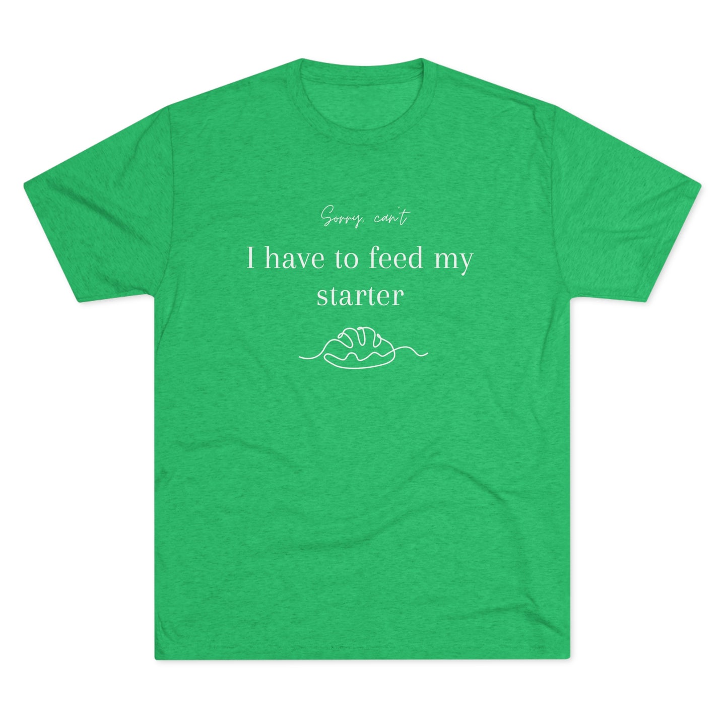 Sourdough baking Tri-Blend Crew Tee