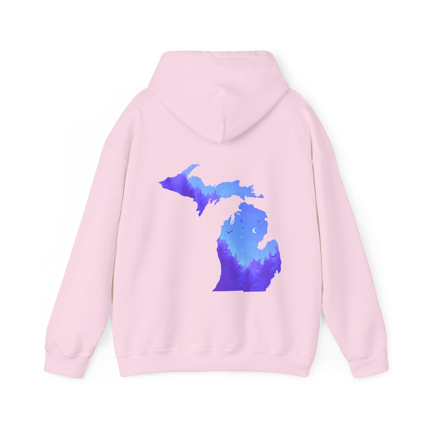 State of Michigan Nature Scene Hooded Sweatshirt