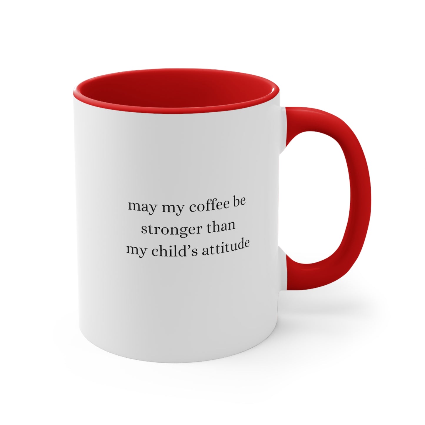 Funny Parenthood Colorful Accent Coffee Mug, 11oz