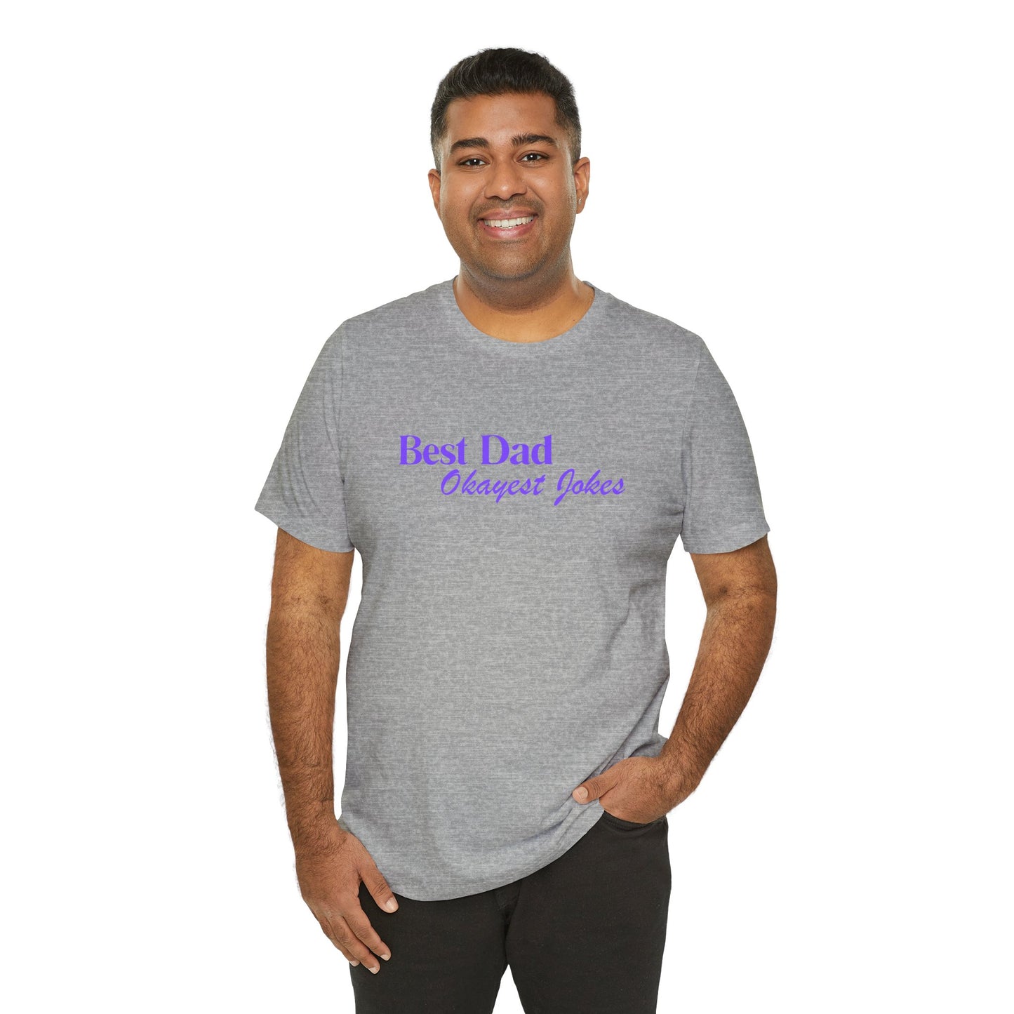 Best Dad Okayest Jokes Short Sleeve Tee