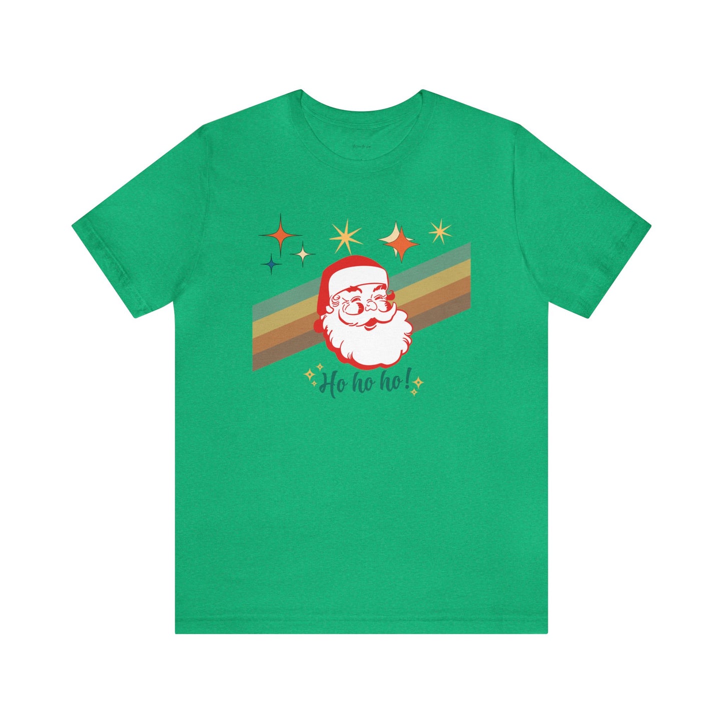 Retro Vintage Christmas Santa Ho Ho Ho Short Sleeve T-Shirt