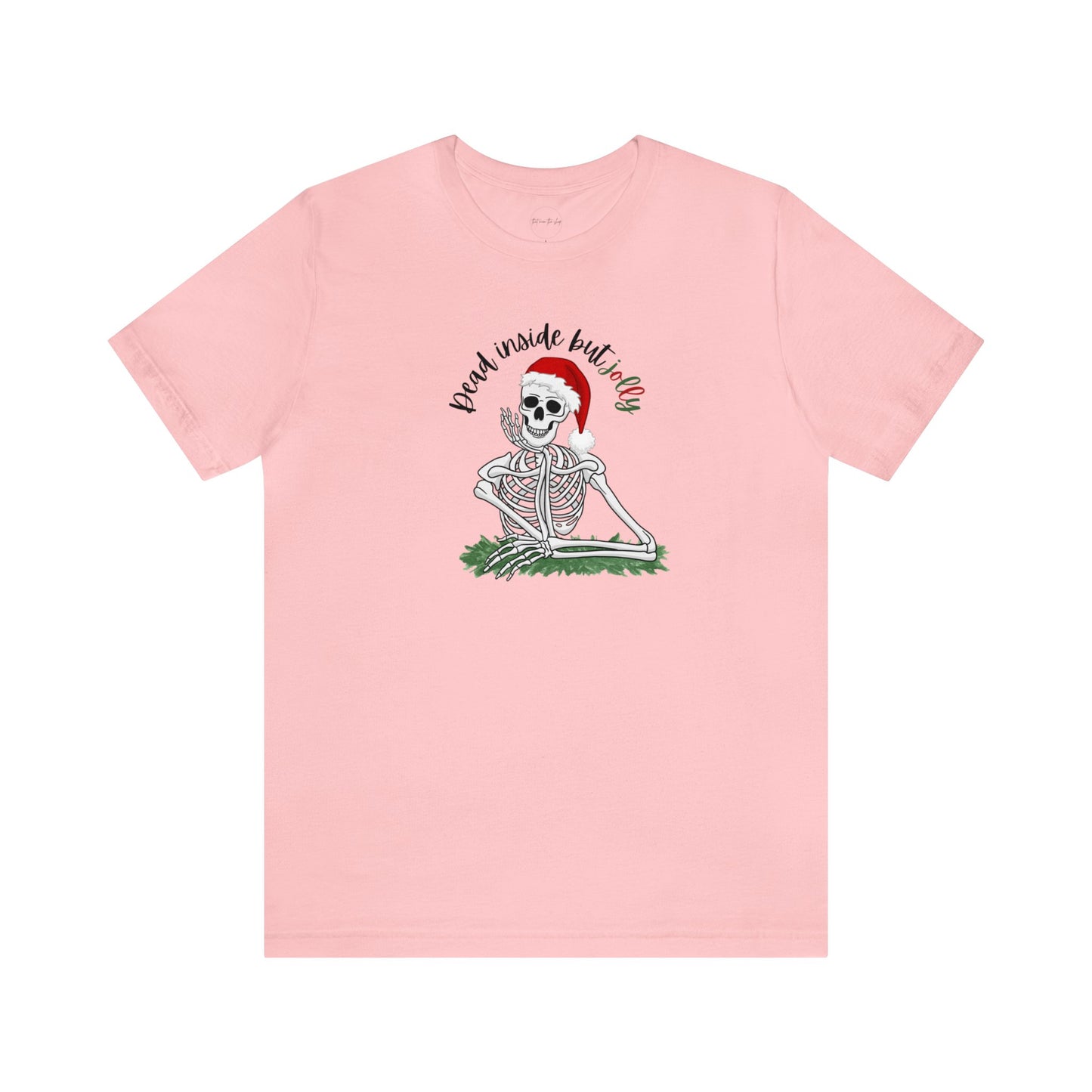 Dead Inside Jolly Christmas Skeleton T-shirt