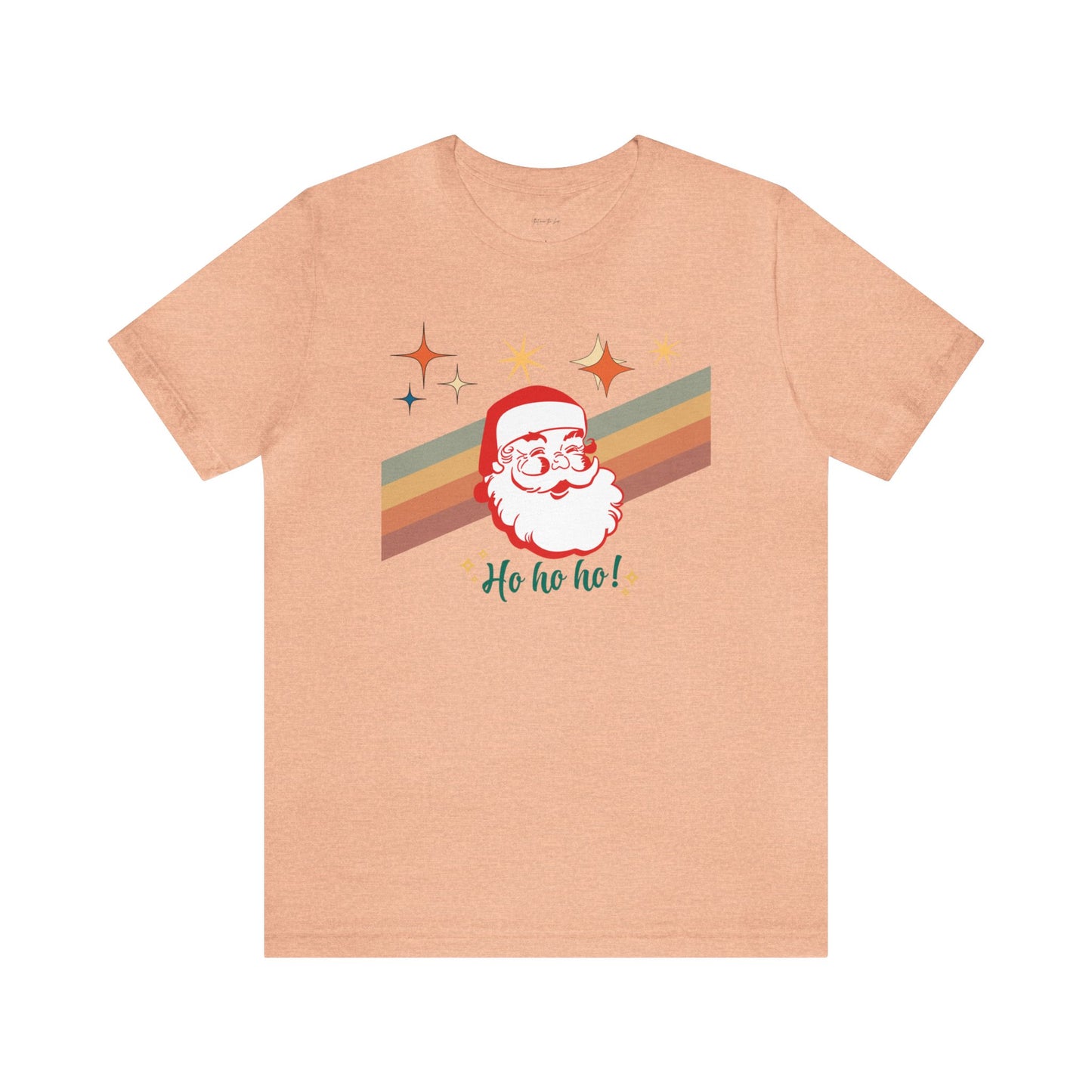 Retro Vintage Christmas Santa Ho Ho Ho Short Sleeve T-Shirt